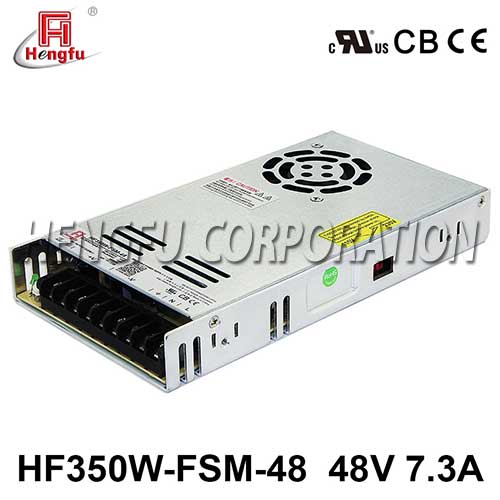 Hengfu HF350W-FSM-48 SMPS single output AC DC slim switching power supply 