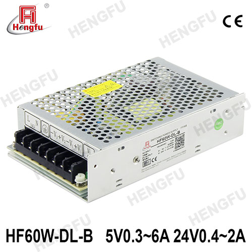 HF60W-DL-B  Dual Output Standard with approval