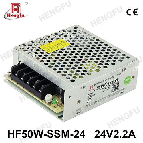 HF50W-SSM-24 Hengfu SMPS single output AC DC slim CE switching power supply