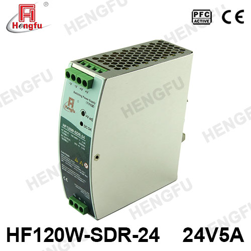 HF120W-SDR-24 Single Output DIN Rail 